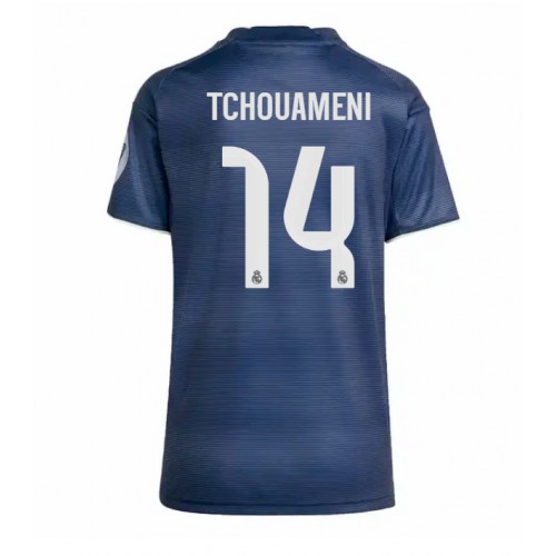 Real Madrid Aurelien Tchouameni #14 Replica Away Stadium Shirt for Women 2025-26 Short Sleeve Real Madrid Aurelien Tchouameni #14 Replica Away Stadium Shirt for Women 2025-26 Short Sleeve
